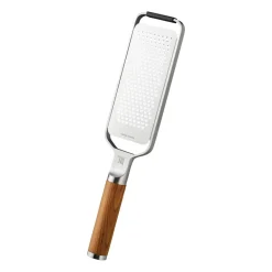 Graters^Fiskars Norden grate fine, Stainless steel-birch Silver-coloured