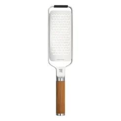 Hot Fiskars Norden grater rough, Stainless steel-birch Silver-coloured