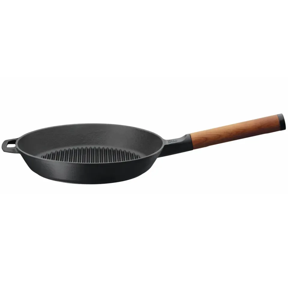 Grill & Griddle Pans|Cast Iron Pans^Fiskars Norden griddle pan cast iron, 26 cm Black