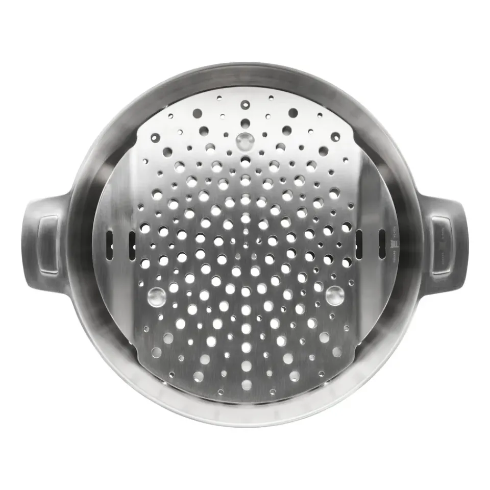 Grill & Griddle Pans|Frying Pans & Skillets^Fiskars Norden Grill Chef 3-i-1 grill box, Ø30 cm Silver-coloured