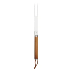 Online Fiskars Norden grill fork, Stainless steel-birch Silver-coloured