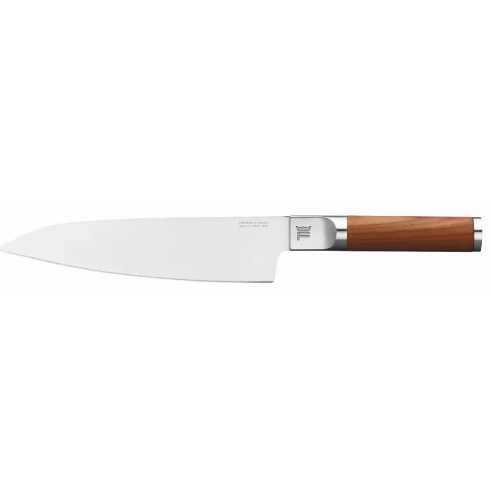 Sale Fiskars Norden knife, 20 cm BrownSilver-coloured