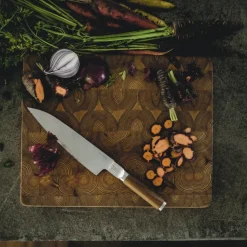 Sale Fiskars Norden knife, 20 cm BrownSilver-coloured