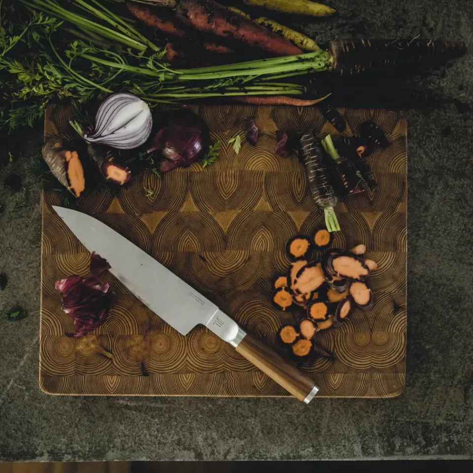 Sale Fiskars Norden knife, 20 cm BrownSilver-coloured