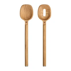 Table Cutlery^Fiskars Norden spoon 2-pack, Oak-stainless steel Brown