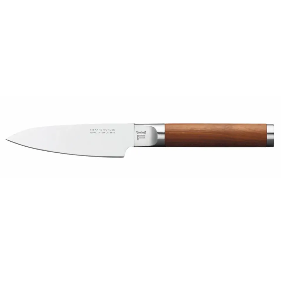 Sale Fiskars Norden vegetable knife, 9 cm BrownSilver-coloured