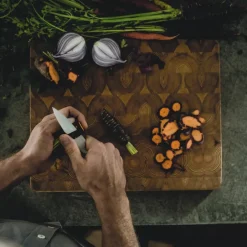 Sale Fiskars Norden vegetable knife, 9 cm BrownSilver-coloured