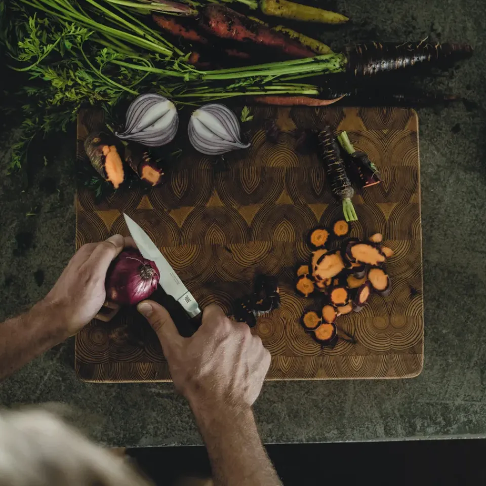 Sale Fiskars Norden vegetable knife, 9 cm BrownSilver-coloured