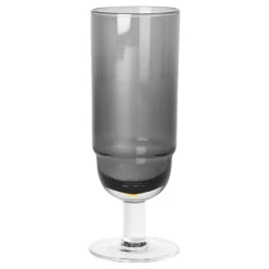Champagne Glasses^Broste Copenhagen Nordic Bistro champagne glass 20 cl, smoke-clear Grey