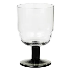 New Broste Copenhagen Nordic Bistro white wine glass 20 cl, Clear-smoke stem Transparent