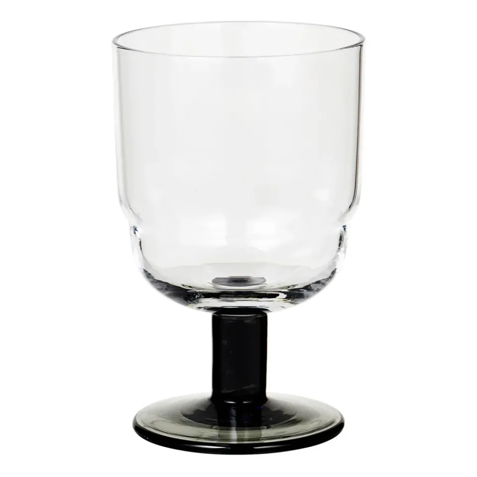 New Broste Copenhagen Nordic Bistro white wine glass 20 cl, Clear-smoke stem Transparent