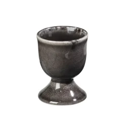 Egg Cups^Broste Copenhagen Nordic Coal egg cup, 6.5 cm Black