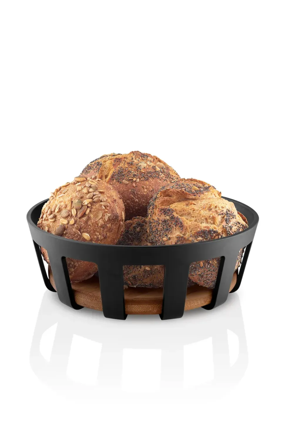 Bread Baskets^Eva Solo Nordic kitchen bread box, Ø22 cm Black