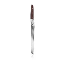 New Eva Solo Nordic Kitchen bread knife 24 cm, Damascus steel Silver-colouredBrown
