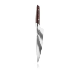 Chef Knives^Eva Solo Nordic Kitchen chef's knife 20 cm, Damascus steel Silver-colouredBrown
