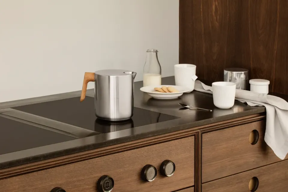 Coffee Presses & Makers^Eva Solo Nordic kitchen induction pot 1 L, Stainless steel Silver-coloured