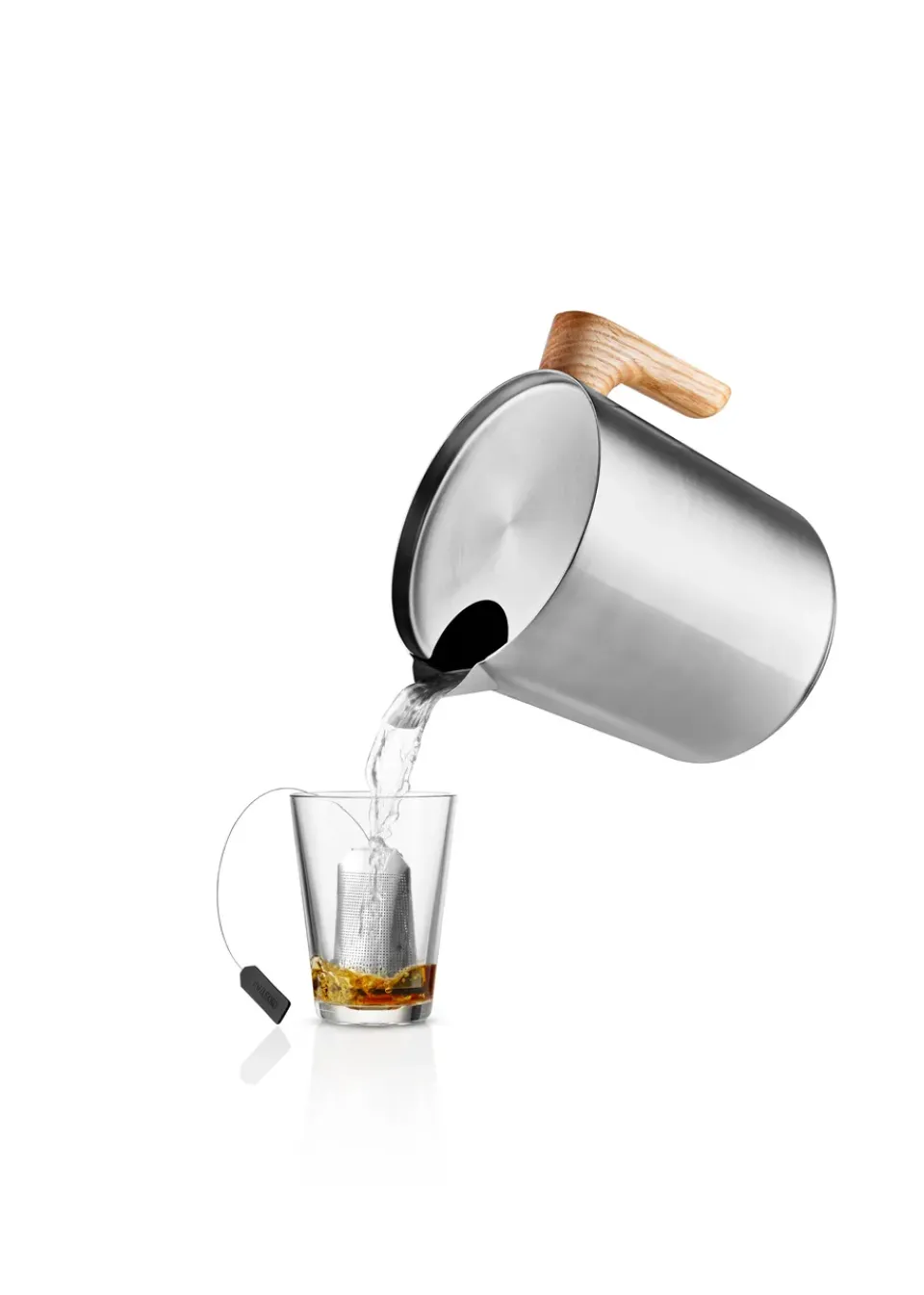 Coffee Presses & Makers^Eva Solo Nordic kitchen induction pot 1 L, Brushed steel Silver-coloured