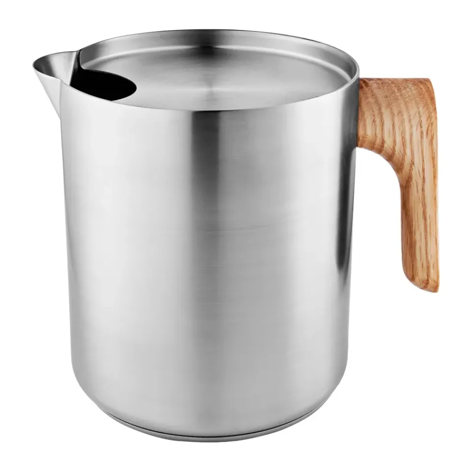 Coffee Presses & Makers^Eva Solo Nordic kitchen induction pot 1 L, Brushed steel Silver-coloured