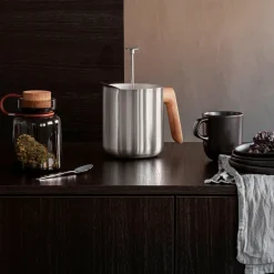 Hot Eva Solo Nordic Kitchen tea press, stainless steel Silver-coloured