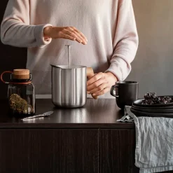 Hot Eva Solo Nordic Kitchen tea press, stainless steel Silver-coloured