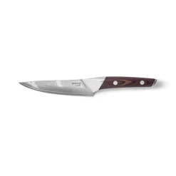 Online Eva Solo Nordic Kitchen vegetable knife 13 cm, Damascus steel Silver-colouredBrown