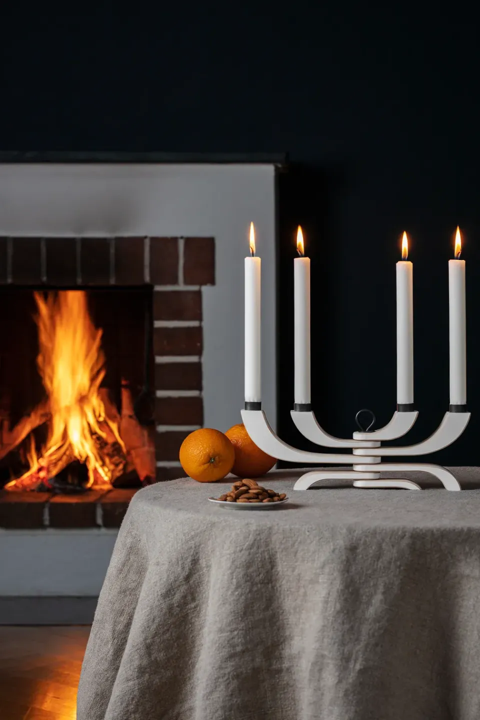 Advent Candle Holders^Design House Stockholm Nordic Light candleholder 4 arms, White