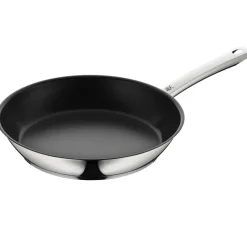 Clearance WMF Nordic Profi frying pan 28 cm, Stainless steel BlackSilver-coloured