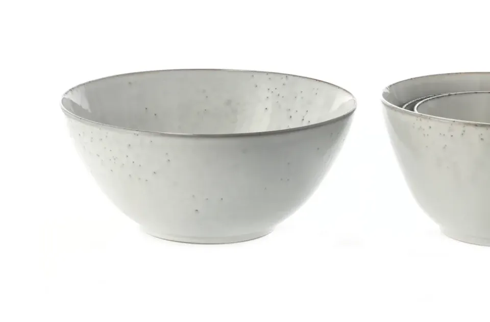 Salad Bowls|Serving Bowls^Broste Copenhagen Nordic Sand bowl, Ø 25 cm Beige