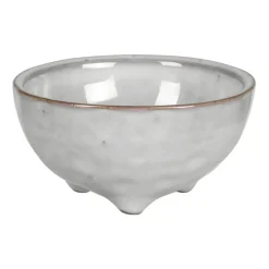 Breakfast Bowls^Broste Copenhagen Nordic Sand bowl on foot, Ø11 cm Beige