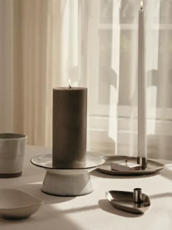 Cake Stands^Broste Copenhagen Nordic Sand cake stand, Ø14.5 cm Beige