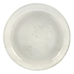 Clearance Broste Copenhagen Nordic Sand deep plate, 22.5 cm Beige