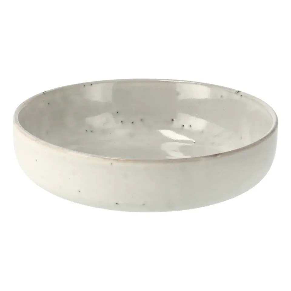 Online Broste Copenhagen Nordic Sand deep plate, 17 cm Beige