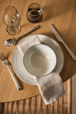 Clearance Broste Copenhagen Nordic Sand dinner service set, 12 pieces Beige