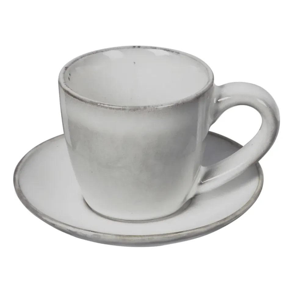 Online Broste Copenhagen Nordic Sand espresso cup with saucer, 5 cl Beige