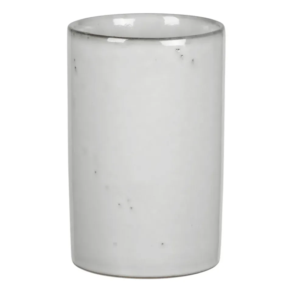 New Broste Copenhagen Nordic Sand jar, 14.5 cm Beige
