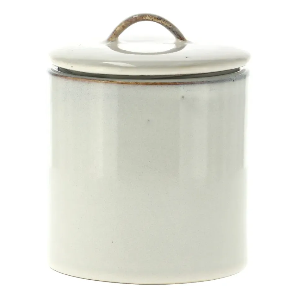 Storage Jars^Broste Copenhagen Nordic Sand jar with lid, 12 cm Beige