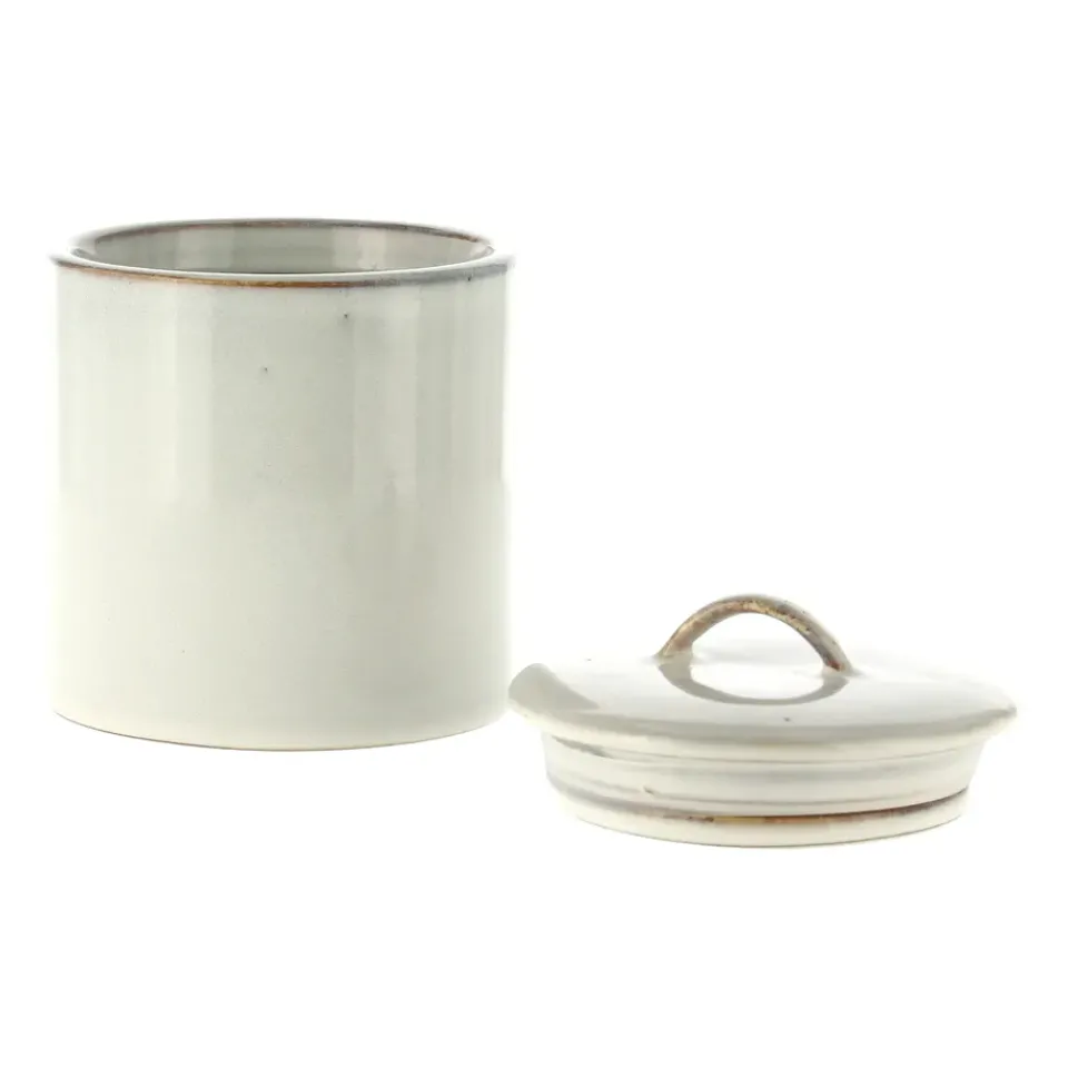 Storage Jars^Broste Copenhagen Nordic Sand jar with lid, 12 cm Beige