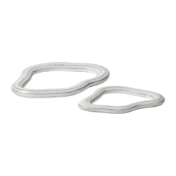 Trivets^Broste Copenhagen Nordic Sand pot trivet, 19x25 cm Beige