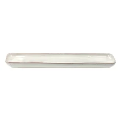 Discount Broste Copenhagen Nordic Sand rectangular plate, 12.5x35 cm Beige