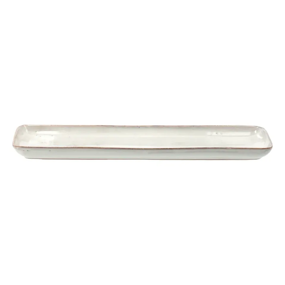 Discount Broste Copenhagen Nordic Sand rectangular plate, 12.5x35 cm Beige