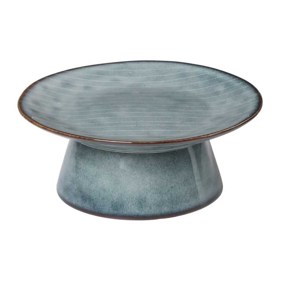 Hot Broste Copenhagen Nordic Sea cake stand, Ø14.5 cm Blue
