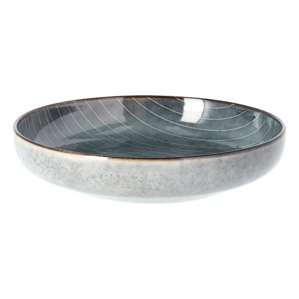 Online Broste Copenhagen Nordic Sea deep plate, 22.5 cm Blue