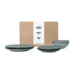 Discount Broste Copenhagen Nordic Sea dinner set for two, 6 pieces Blue