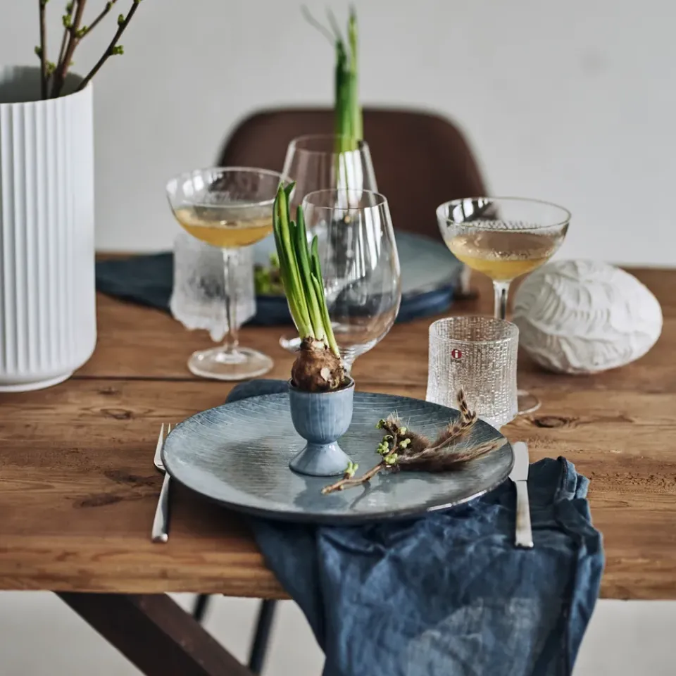 Broste Copenhagen Nordic Sea egg cup, 6.5 cm Blue