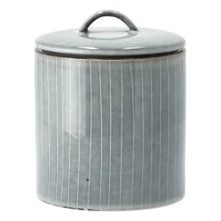 Storage Jars^Broste Copenhagen Nordic Sea jar with lid, 12 cm Blue
