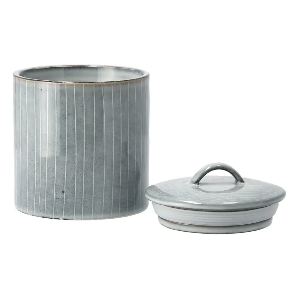 Storage Jars^Broste Copenhagen Nordic Sea jar with lid, 12 cm Blue
