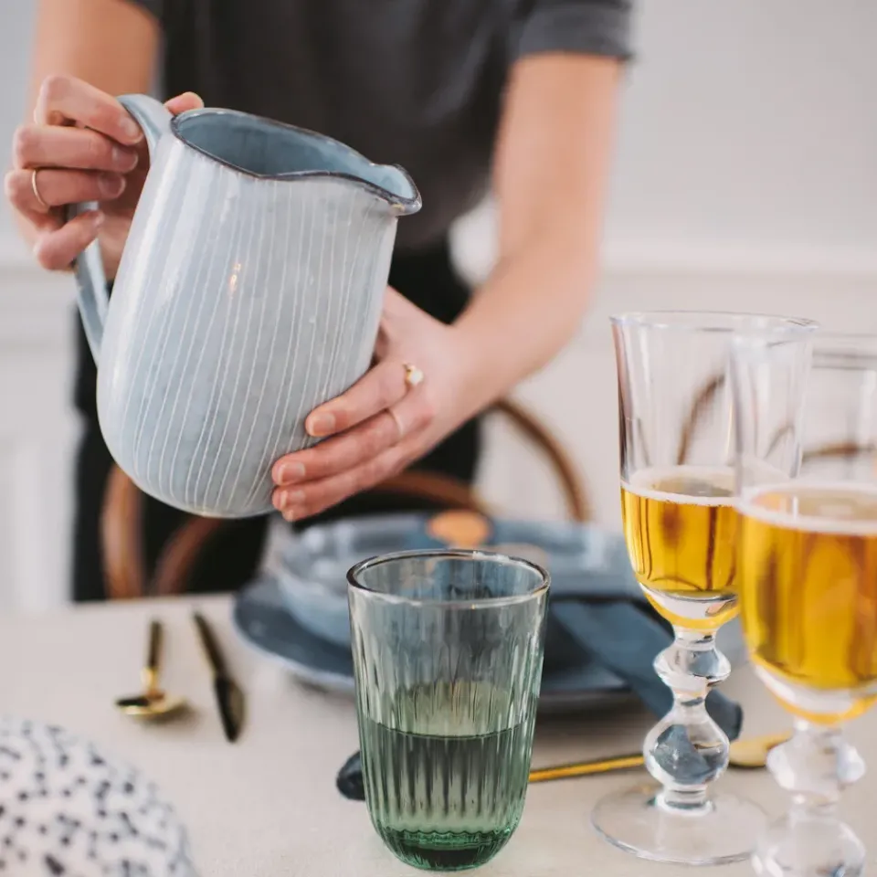 Milk Jugs^Broste Copenhagen Nordic Sea milk jug, 16 cm Blue