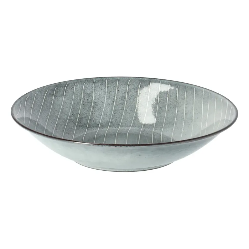 Hot Broste Copenhagen Nordic Sea pasta plate, Ø 22.5 cm Blue
