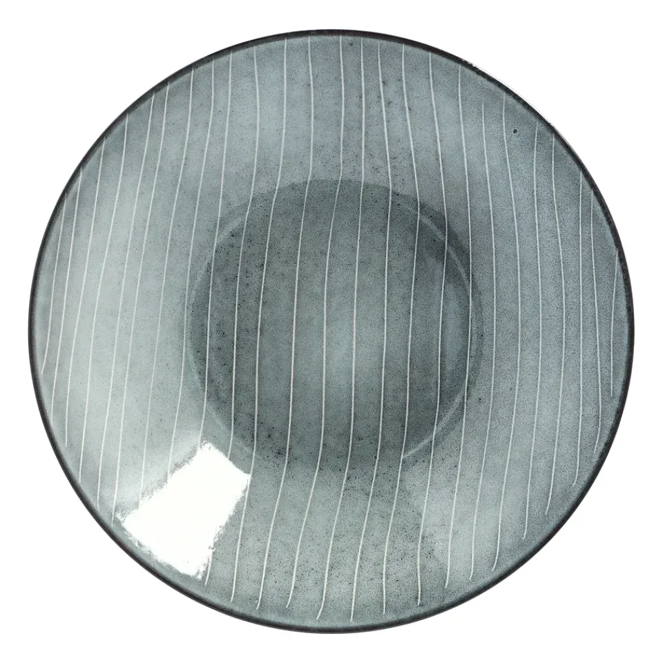 Hot Broste Copenhagen Nordic Sea pasta plate, Ø 22.5 cm Blue