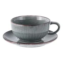 Sale Broste Copenhagen Nordic Sea tea cup and saucer, 5.8 cm Blue